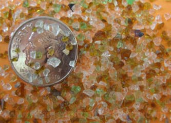 Coarse Crushed Glass Grit