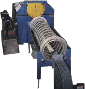 EV 300 Vibratory Finishing Equipment with TRS-1 Tubular Rotary Separating Equipment