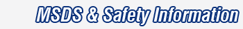 Material Safety Data Sheets