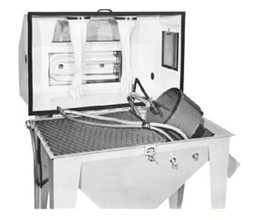 Auto Power Basket for Suction Blasting Systems