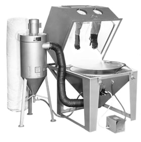 Turntable for Suction Blasting Systems