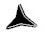 ceramic tumbling media angle cut tristar