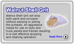 Walnut Shell Grit Blasting Media