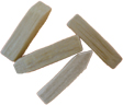 hardwood tumbling media pegs