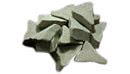 high density ceramic tumbling media angle cut tristars