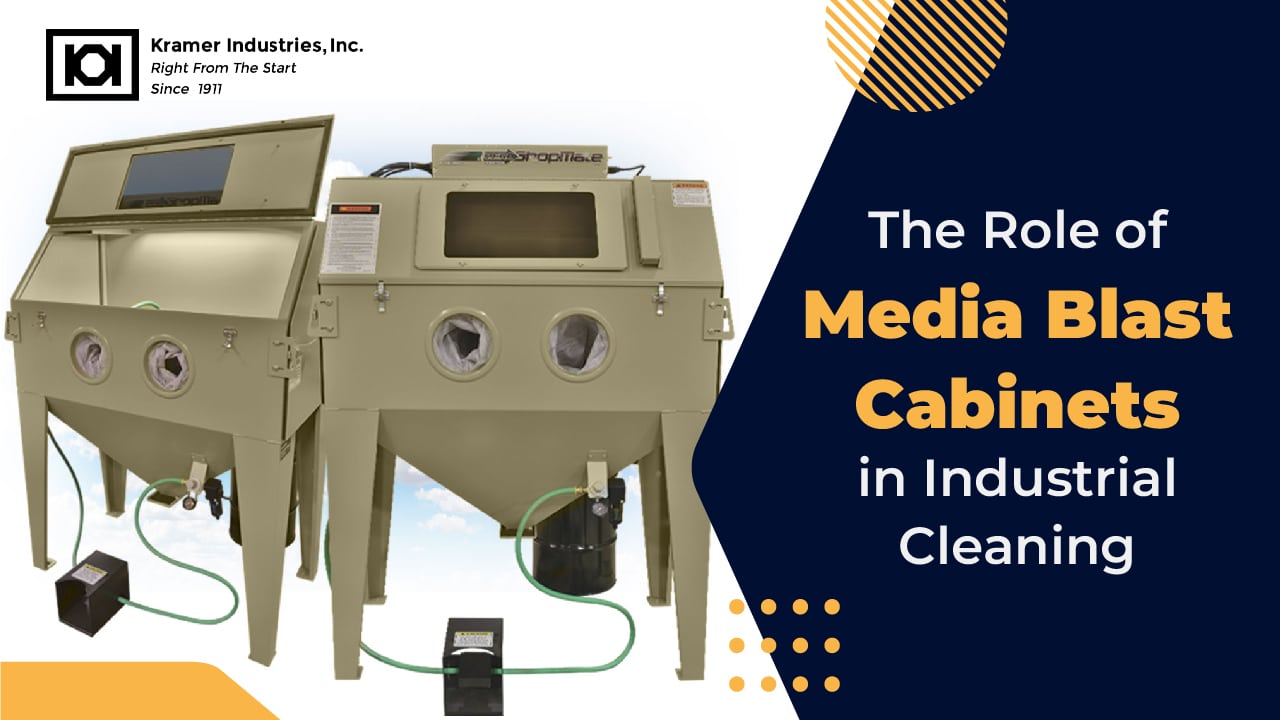 Media blast cabinets-Kramer