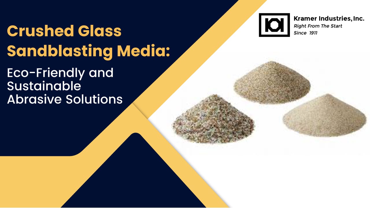 Crushed Glass Sandblasting Media