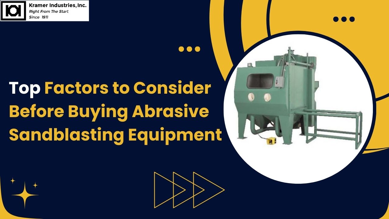 abrasive sandblasting equipment-Kramer