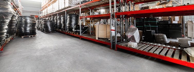 Stock Room with Products